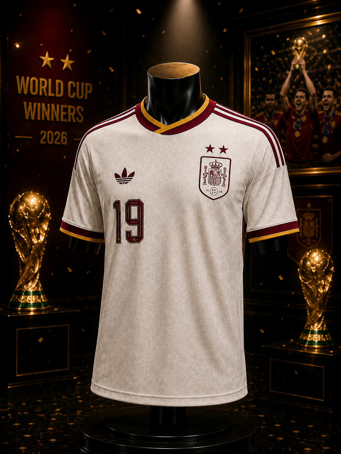 La Roja Sacrée — Maillot 2 Étoiles | Édition Champion du Monde 2026